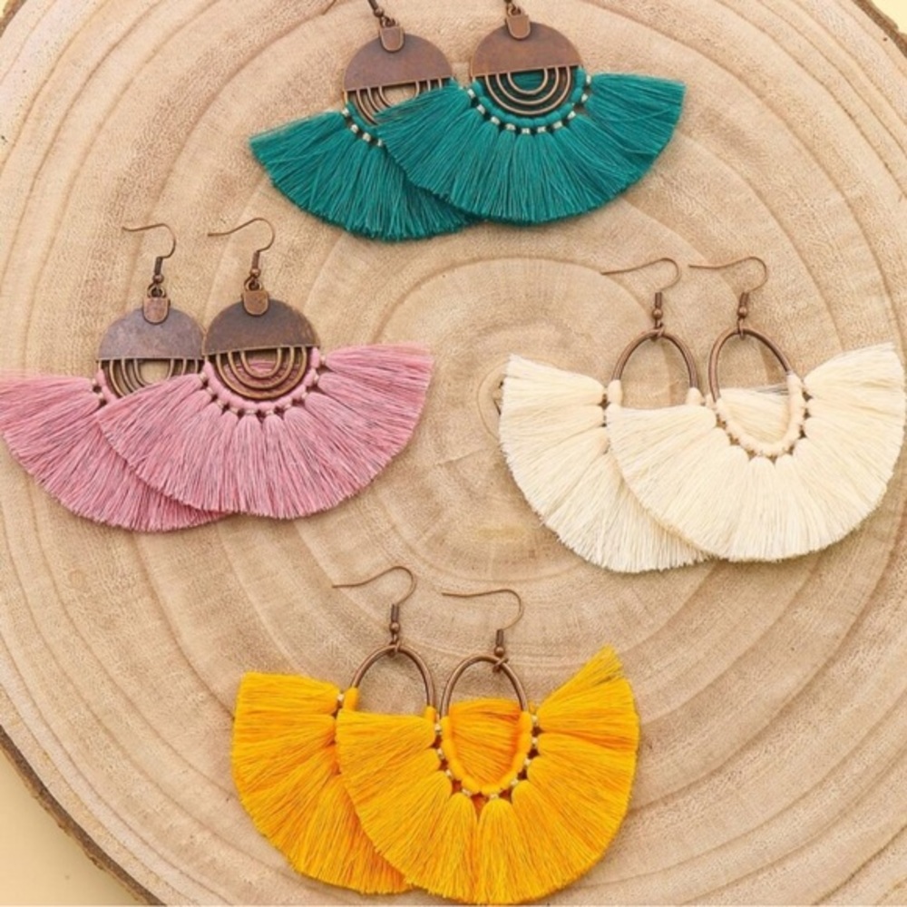 Aluna Levi | Boho Fringe Earrings